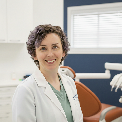 Dr. Jessi LaPointe in the office